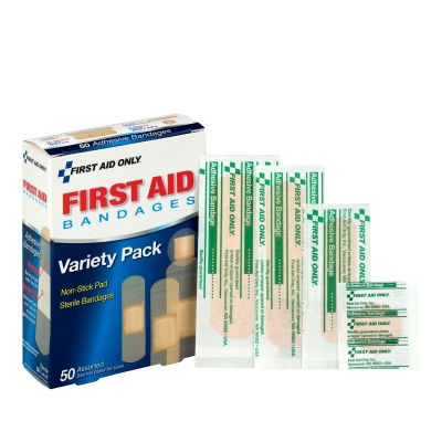 Sheer Strips Bandages, Assorted Sizes (50/bx)