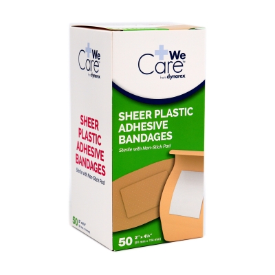 Plastic Bandage 2" x 4.5" (50/bx)