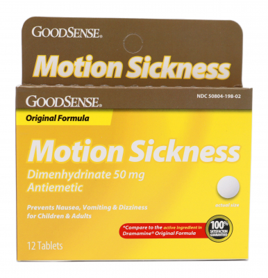 GS Motion Sickness Tablets 12/CT