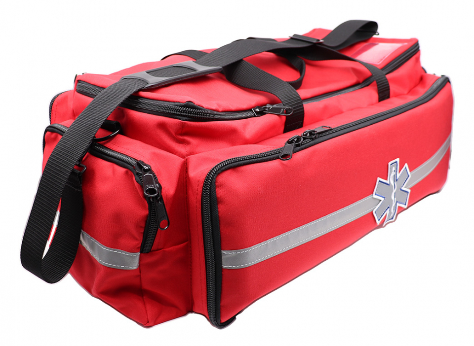 Large Red EMS Duffle | Premium Medical Bag | e-FirstAidSupplies