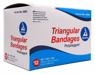 Triangular Bandage 40" x 40" (12 pk)
