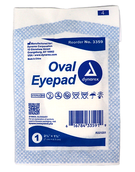 Oval Eyepad - 2-5/8” x 1-5/8” : E-FirstaidSupplies