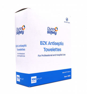 BZK Antiseptic Towelettes (100/bx)