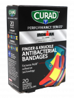 Finger & Knuckle Antibacterial Bandages (20/bx)