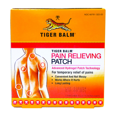 5/Ct Tiger Balm Pain Relieling Patch