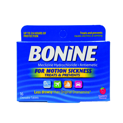 Bonine Motion Sickness Tabs 16/Ct