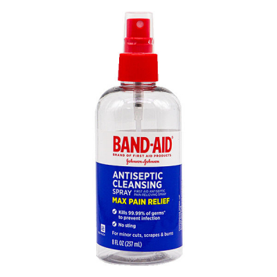 Band Aid Antiseptic Cleansing spray 8Oz