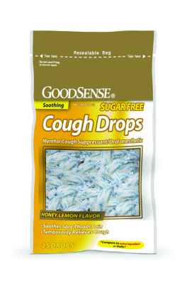 Sf Honey Lemon Cough Drops 25/Ct