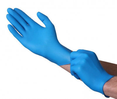 VGuard A11A14 3.5 mil Blue Nitrile Chemo Exam gloves X-LARGE BOX OF 100