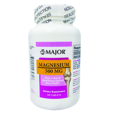 MAGNESIUM 500 MG TABLETS 100/BTL