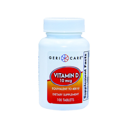 VITAMIN D 400 IU TABLETS 100/BTL