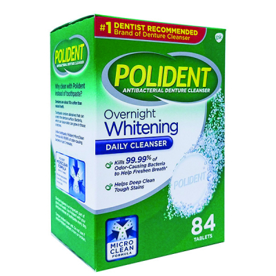 Polident Overnight 84/Count