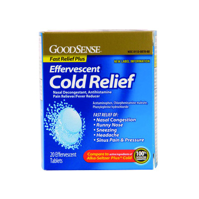 Effervescent Cold Relief 20/Tb