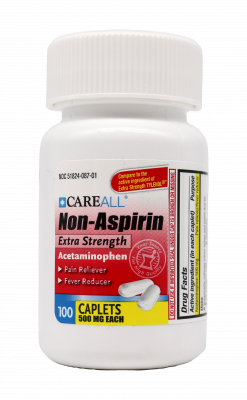 Acetaminophen Extra Strength 500 mg APAP 100/CT