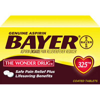 Bayer Aspirin Tabs 325Mg 100/Ct