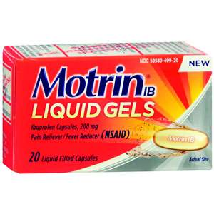 Motrin Ib Liquid Gels 20/Ea