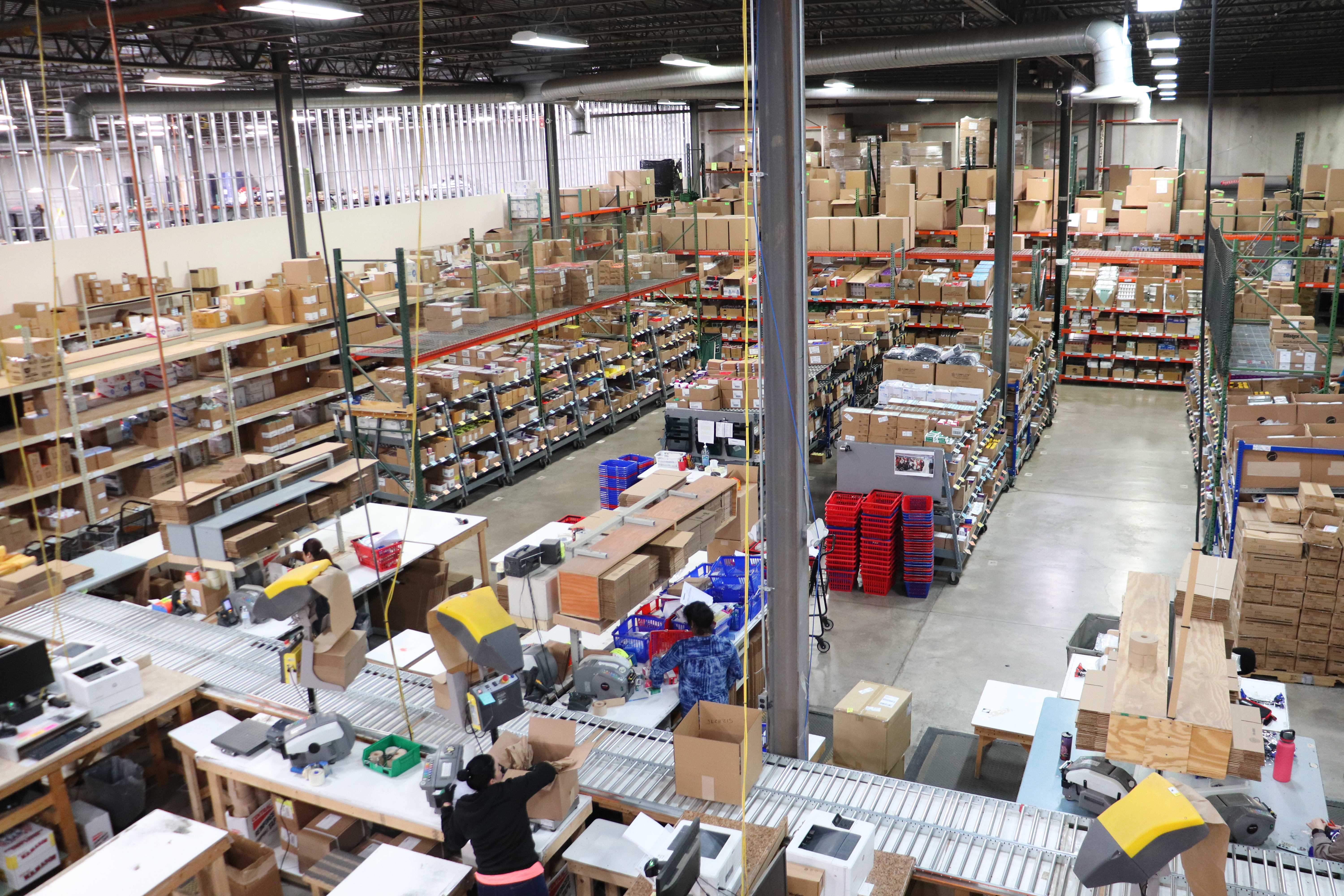 Our Packing and Shipping area in Henrietta NY