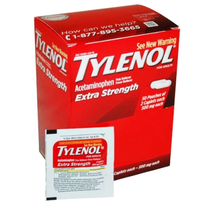 Tylenol Extra Strength 500mg (50pks/bx)