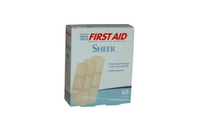 Sheer Adhesive Bandages Assorted Sizes : E-FirstaidSupplies