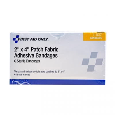 Extra Large Fabric Bandages 2" x 4"  (6/bx)