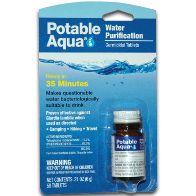 Water Purification Tablets (50/btl)