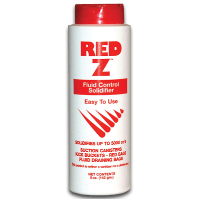 Red Z Shaker Top Bottle 5oz.