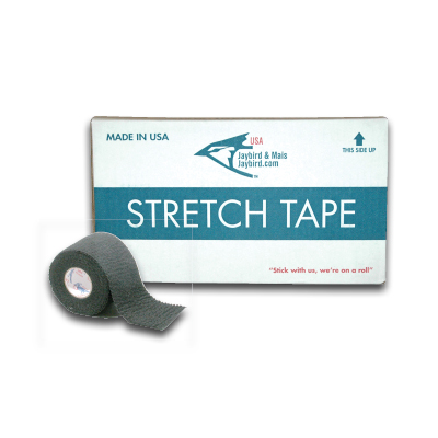 Lightweight Elastic Stretch Tape - Black - 2" x 7.5yds (24/cs)