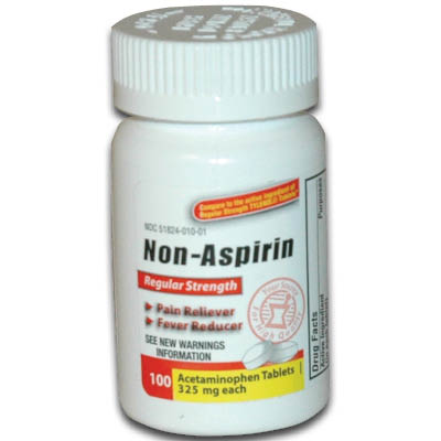 Acetaminophen Regular Strength 100/CT