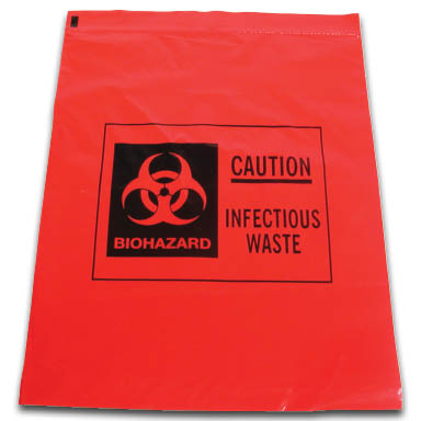 Unimed 3 Gallon Red Bio-Hazard Waste Bag (200-Box) | HD Supply